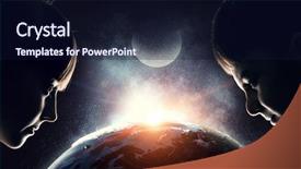  Presentation with world - PPT theme having soul sisters - exploring this great world mixed background and a wine colored foreground