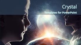  Presentation with world - PPT theme consisting of soul sisters - exploring this great world mixed background and a  colored foreground