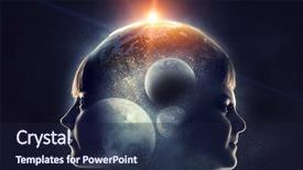  Presentation with world - Theme consisting of soul sisters - exploring this great world mixed background and a wine colored foreground