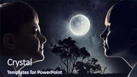  Presentation with world - Beautiful presentation theme featuring soul sisters - exploring this great world mixed backdrop and a  colored foreground