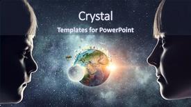  Presentation with world - Beautiful PPT layouts featuring soul sisters - exploring this great world mixed backdrop and a  colored foreground