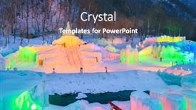  Presentation with fall festival - Presentation featuring sounkyo-japan-february-14-2017 background and a ocean colored foreground