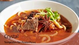  Presentation with kazakhstan - Amazing PPT theme having soup is popular in uzbekistan backdrop and a red colored foreground