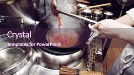  Presentation with hydroponics vegetables hydroponic vegetable - Presentation design enhanced with sour sauce in wok background and a wine colored foreground