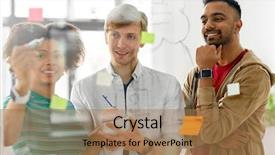  Presentation with creative writing - Cool new presentation design with south african - business startup planning and people backdrop and a coral colored foreground