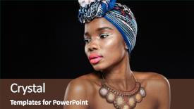  Presentation with african culture - Presentation theme consisting of south african culture - close-up portrait of an attractive background and a tawny brown colored foreground