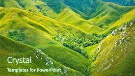  Presentation with africa continent - Amazing presentation having south african mountains beautiful landscape backdrop and a tawny brown colored foreground