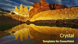  Presentation with chile patagonia - Colorful presentation theme enhanced with waving brazilian flag and sugarloaf mountain behind in rio de janeiro brazil backdrop and a dark gray colored foreground