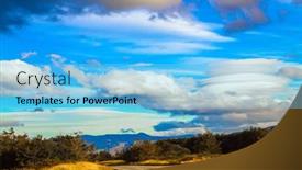  Presentation with antarctica tourism - Slide set consisting of south-america-amazing-world background and a light blue colored foreground