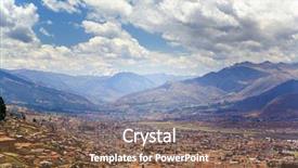  Presentation with view of cusco peru - Amazing presentation design having south america map - panoramic view of cusco peru backdrop and a tawny brown colored foreground