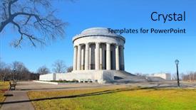  Presentation with indiana - Cool new theme with south america monuments - george rogers clark national historic backdrop and a light blue colored foreground