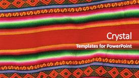  Presentation with ecuador - Audience pleasing presentation theme consisting of south american - ecuador ornament backdrop and a crimson colored foreground