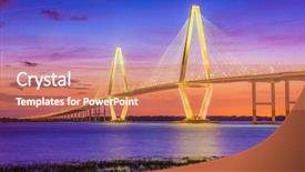  Presentation with charleston - Colorful slide deck enhanced with south carolina usa at arthur backdrop and a coral colored foreground