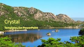  Presentation with north korea - PPT layouts enhanced with south-eastern north korea background and a tawny brown colored foreground