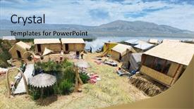  Presentation with draagon boat racing - Cool new slide deck with south indian culture - totora boat on the titicaca backdrop and a light blue colored foreground