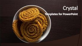  Presentation with indian food - Beautiful presentation theme featuring south indian food - chakli - an authentic maharashtrian backdrop and a wine colored foreground
