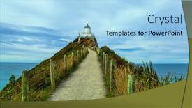 Presentation with new path - PPT theme featuring south-island-new-zealand-nugget background and a light blue colored foreground
