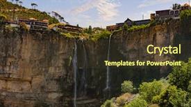  Presentation with middle east - PPT theme enhanced with south lebanon middle east background and a tawny brown colored foreground