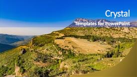  Presentation with south asia - Audience pleasing slides consisting of south lebanon middle east backdrop and a cobalt blue colored foreground