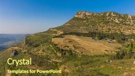  Presentation with south asia - Amazing PPT theme having south lebanon middle east backdrop and a tawny brown colored foreground