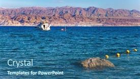  Presentation with israel - Presentation theme consisting of south-of-israel-the-gulf background and a ocean colored foreground