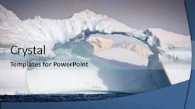  Presentation with antarctic - PPT layouts with spanish soccer player celebrates background and a gray colored foreground