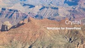  Presentation with grand canyon - Cool new slide deck with south-rim-of-the-grand backdrop and a coral colored foreground