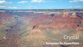  Presentation with grand canyon - Amazing slide set having south-rim-of-the-grand backdrop and a coral colored foreground