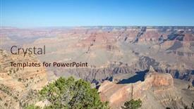  Presentation with arizona - Theme enhanced with south-rim-of-the-grand background and a mint green colored foreground