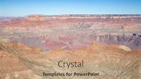  Presentation with grand canyon - Presentation theme enhanced with south-rim-of-the-grand background and a coral colored foreground