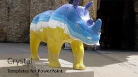  Presentation with auction - Audience pleasing PPT theme consisting of southampton-uk-15-july-2013 backdrop and a coral colored foreground