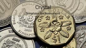  Presentation with singapore - PPT theme with close up of purple flowers selective focus with blur background background and a violet colored foreground.