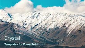  Presentation with alps - PPT layouts enhanced with southern alps and lake tekapo view from mount john mackenzie country new zealand background and a ocean colored foreground
