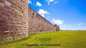  Presentation with france history - Audience pleasing PPT theme consisting of southern-france-around-the-walls backdrop and a gold colored foreground