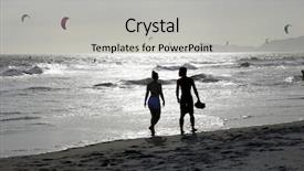  Presentation with brazils rio negro river - Audience pleasing slide deck consisting of southern hemisphere - barra da tijuca rio de backdrop and a  colored foreground