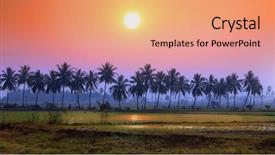  Presentation with andhra pradesh - Beautiful PPT layouts featuring southern india state andhra backdrop and a coral colored foreground