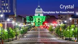  Presentation with alabama - Beautiful slides featuring southern states - montgomery alabama usa backdrop and a navy blue colored foreground