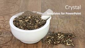  Presentation with liver - Slide set enhanced with menstrual tension cramps urinary disorders background and a coral colored foreground