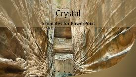  Presentation with rocky - Colorful theme enhanced with canyon between rocky mountain gujarat backdrop and a coral colored foreground