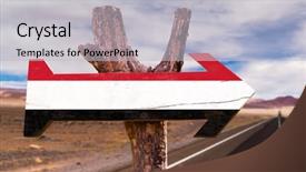  Presentation with desert - Amazing theme having yemen flag wooden sign backdrop and a light gray colored foreground