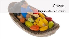  Presentation with floating - Audience pleasing PPT layouts consisting of souvenir from the floating market backdrop and a  colored foreground