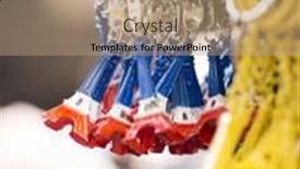  Presentation with eiffel tower paris france - Presentation theme having digital technology device innovation networking background and a light gray colored foreground