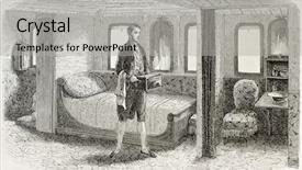  Presentation with journal - Slide deck with sovereign - napoleon iii train the bedroom background and a  colored foreground
