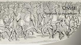  Presentation with hotel - Theme with soverign - bas relief in the hotel background and a light gray colored foreground