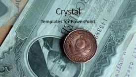  Presentation with soviet - PPT theme enhanced with soviet numismatics vintage items background and a light blue colored foreground