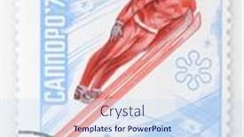  Presentation with olympic games - Theme featuring soviet-union-circa-1972 background and a sky blue colored foreground