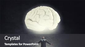  Presentation with human robot hands - Amazing PPT theme having sovver - businessman with hands spread apart backdrop and a dark gray colored foreground