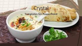  Presentation with soy milk - PPT layouts with soy milk soup taiwanese breakfast background and a lemonade colored foreground