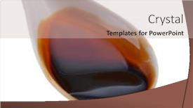  Presentation with soy - Theme with soy sauce background and a soft green colored foreground