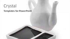  Presentation with soy sauce - Slide deck consisting of soy sauce background and a white colored foreground